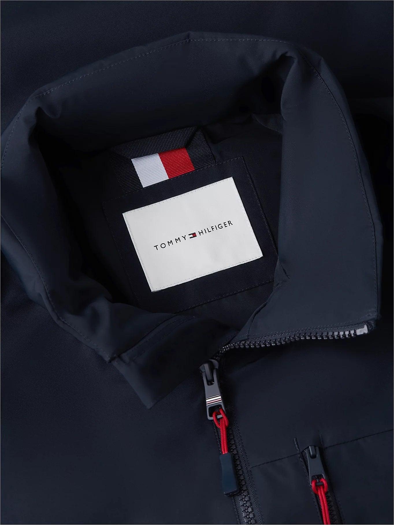 Tommy Hilfiger Logo Collar Zip-Thru Jacket
