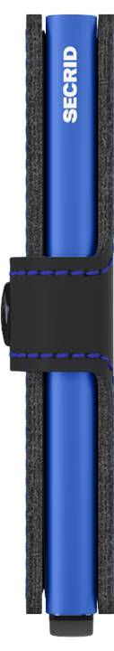 Secrid Matte Miniwallet - Black & Blue