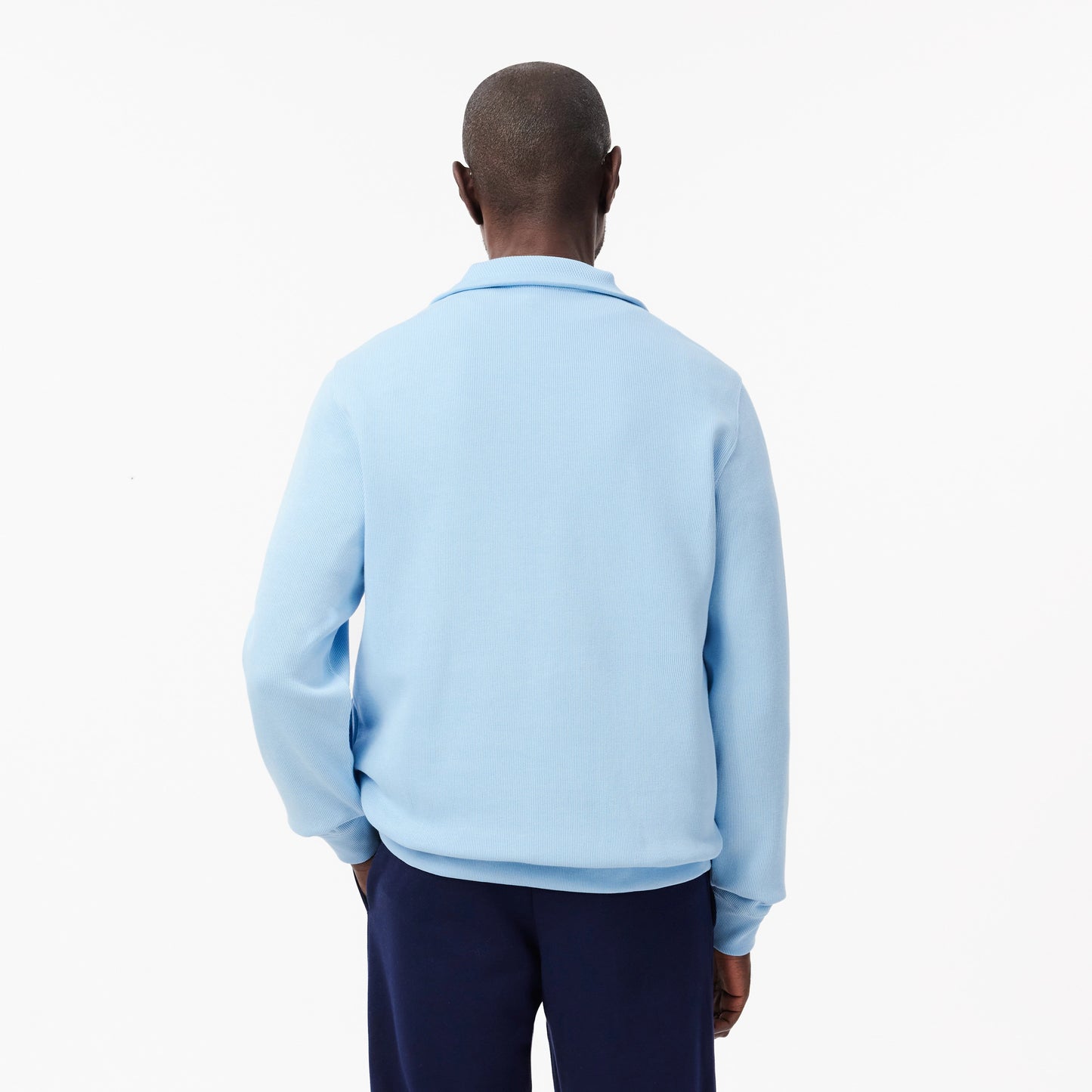 Lacoste Zip-Up High Neck Interlock Sweatshirt