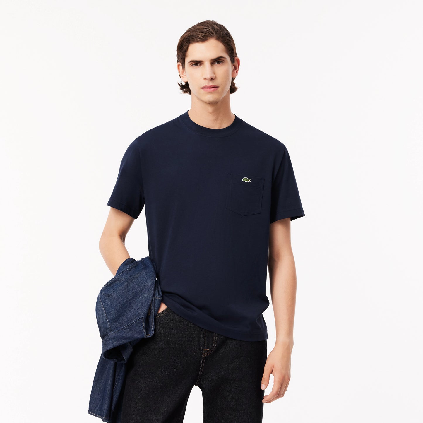 Lacoste Cotton T-Shirt With Breast Pocket