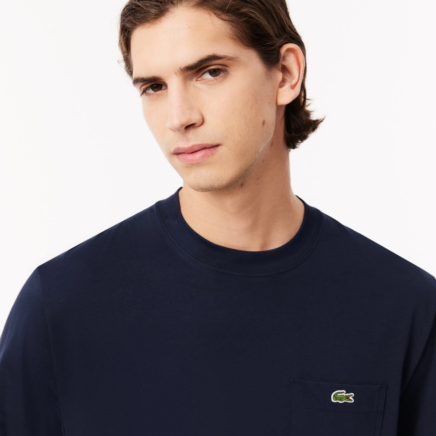 Lacoste Cotton T-Shirt With Breast Pocket
