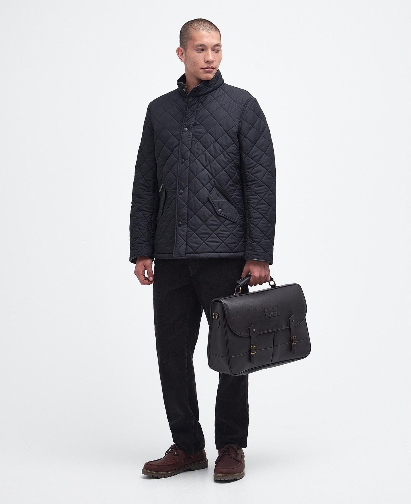 Barbour Leather Briefcase