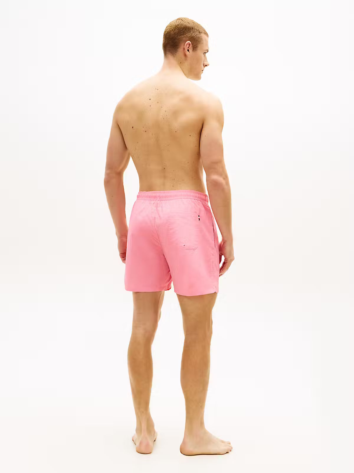Tommy Hilfiger Flag Embroidery Mid Length Swim Shorts