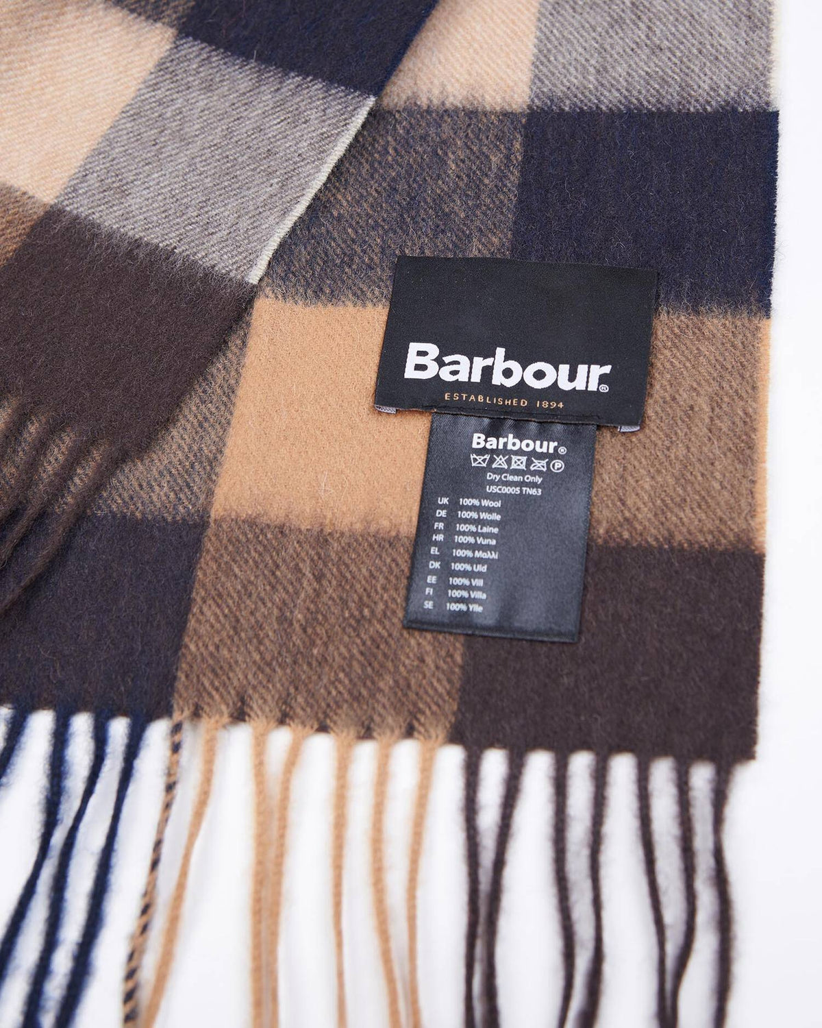 Barbour Large Tattersall Scarf - Autumn Dress