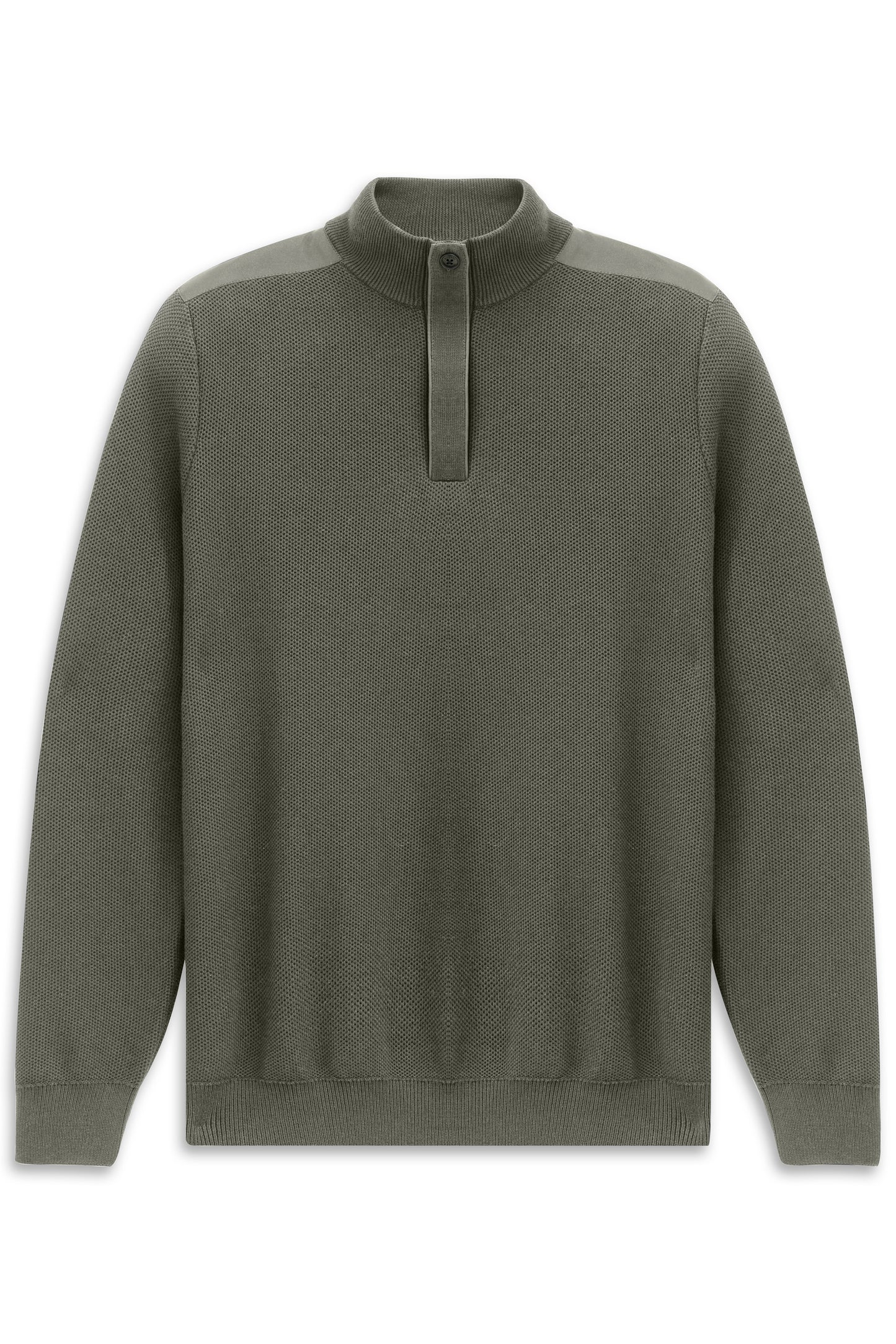 Bugatti Cotton Knitted Half Zip