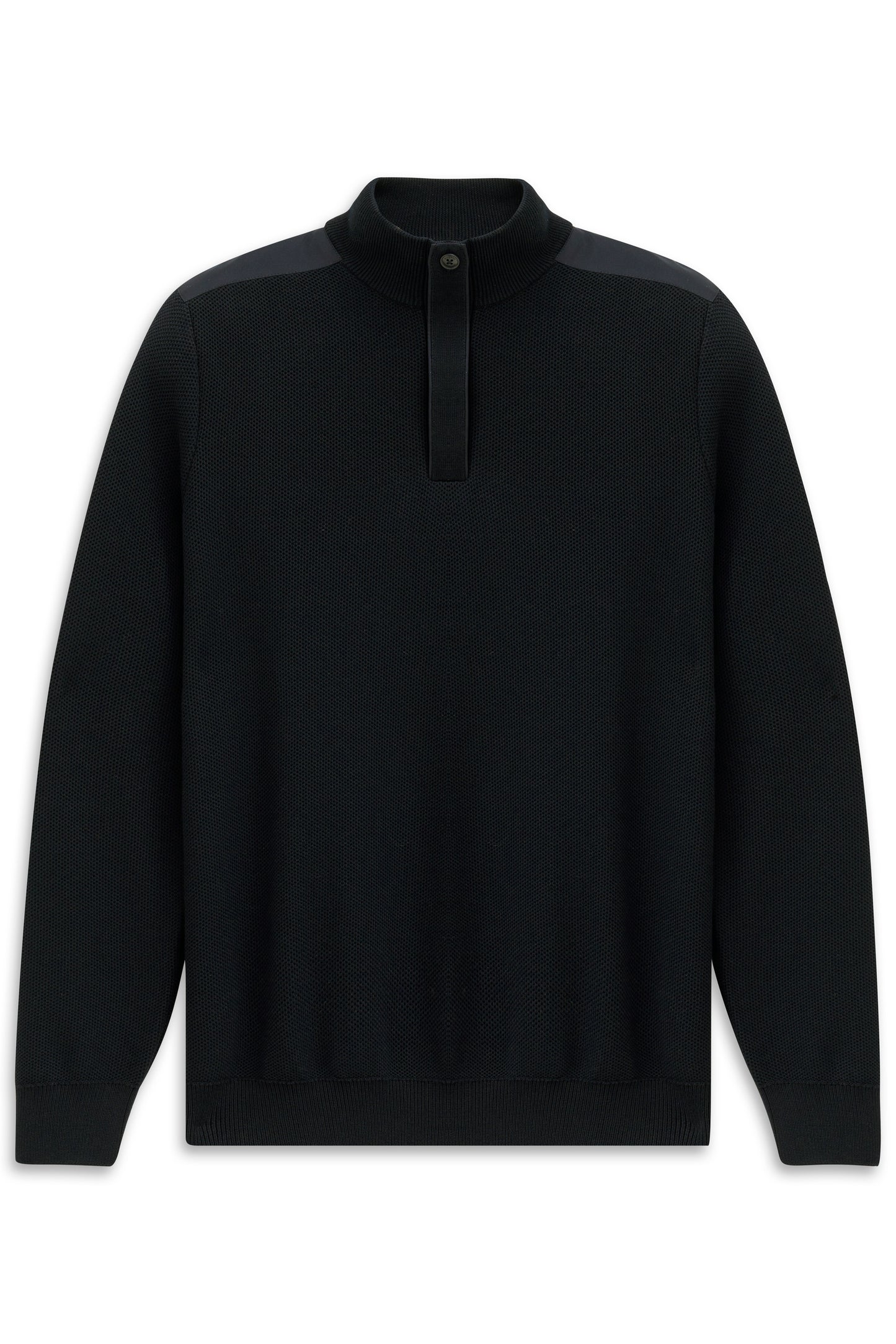 Bugatti Cotton Knitted Half Zip