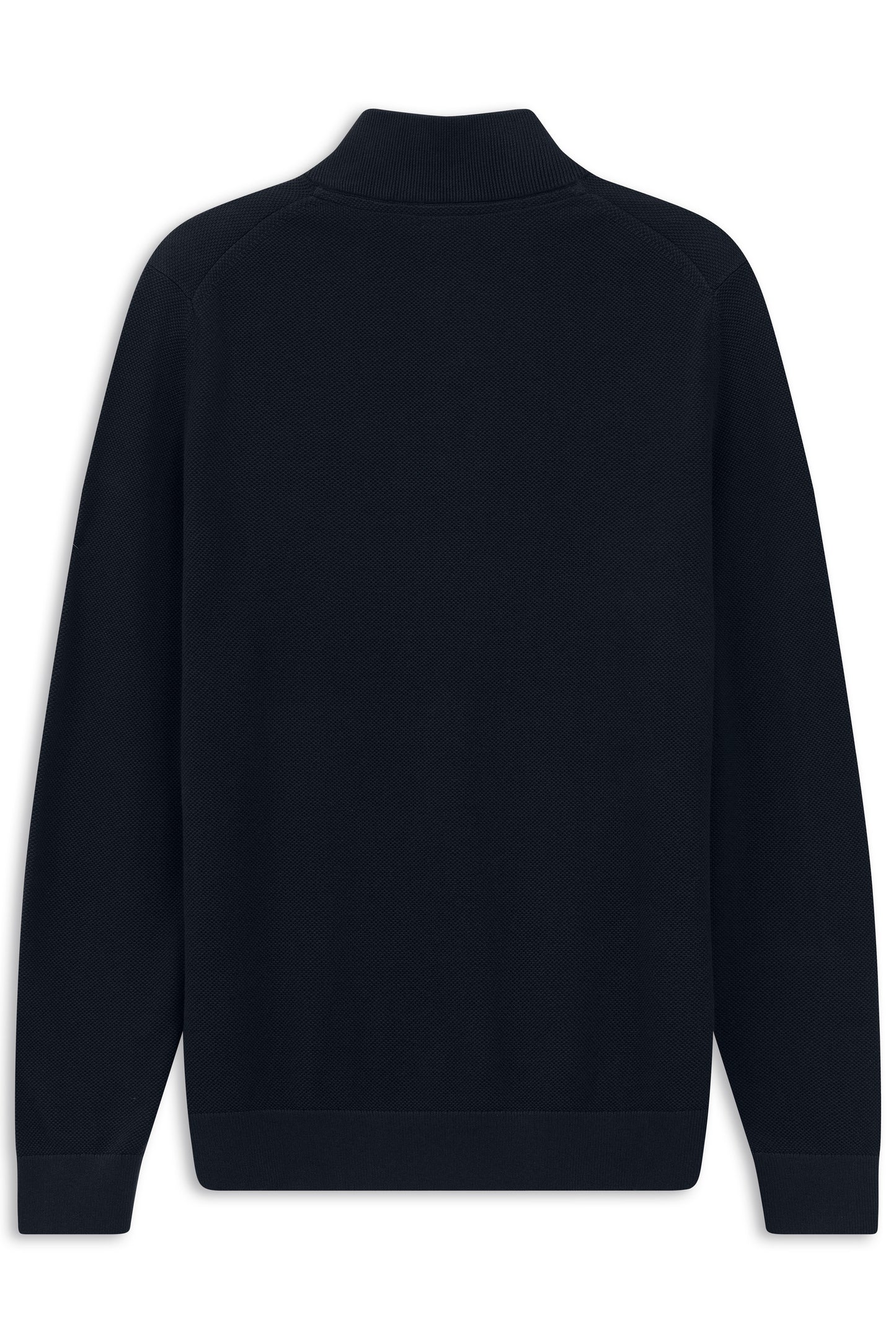 Bugatti Structured Cotton Half Zip