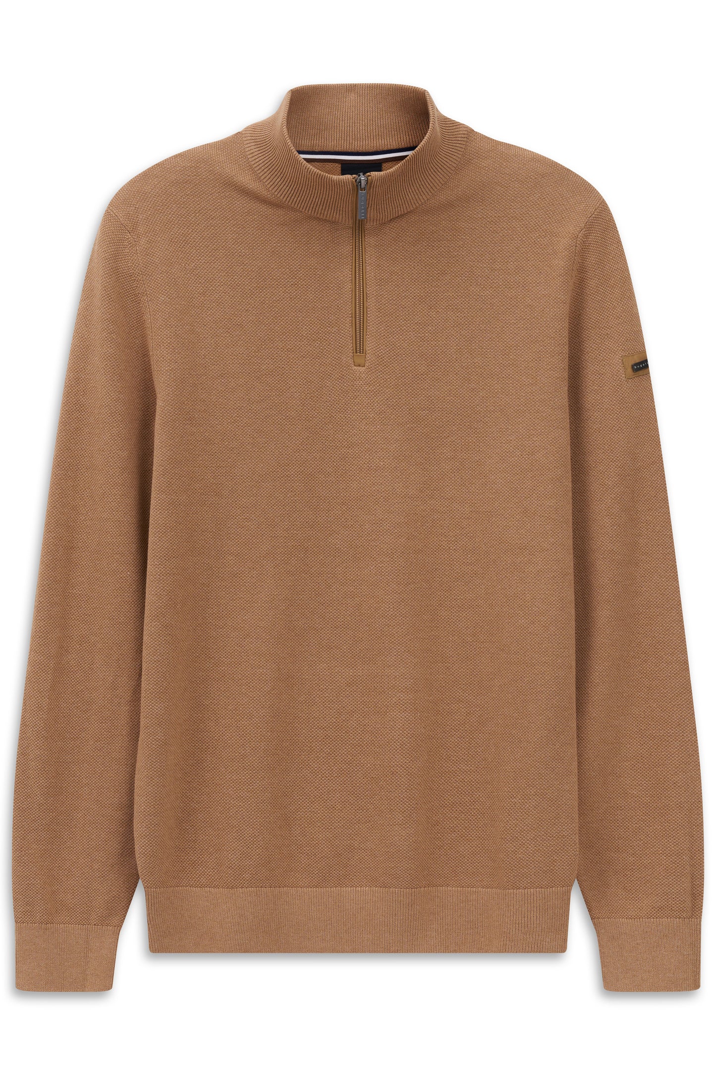 Bugatti Structured Cotton Half Zip