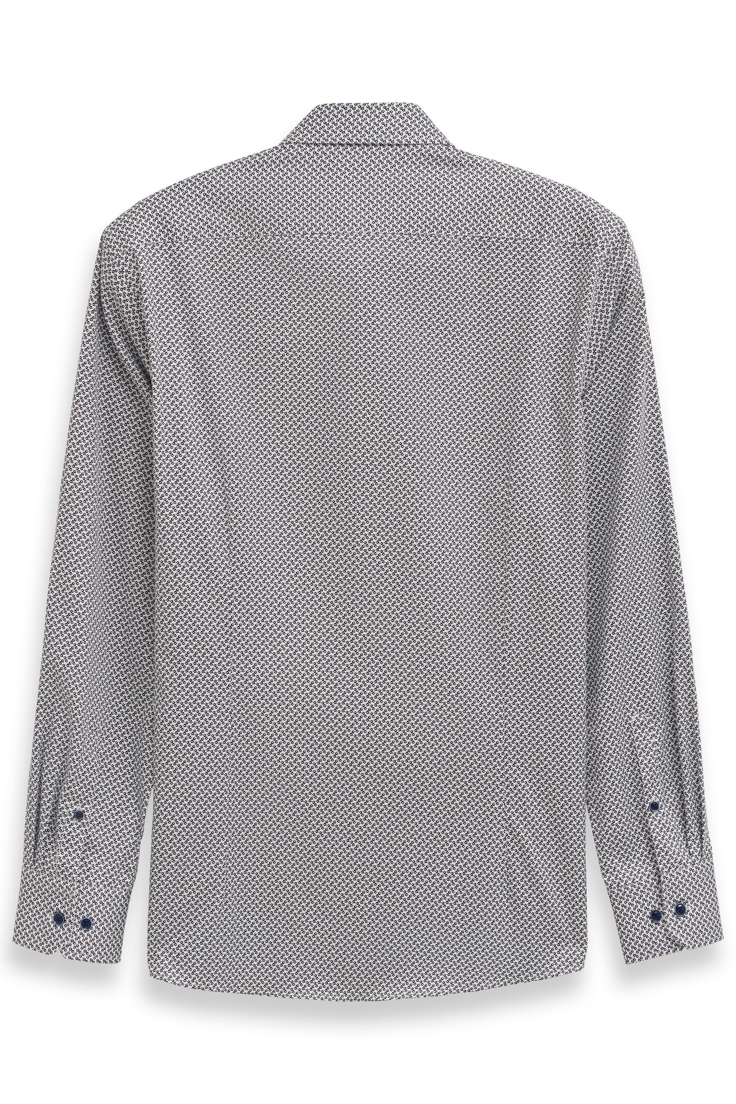 Bugatti Long Sleeve Casual Print Shirt