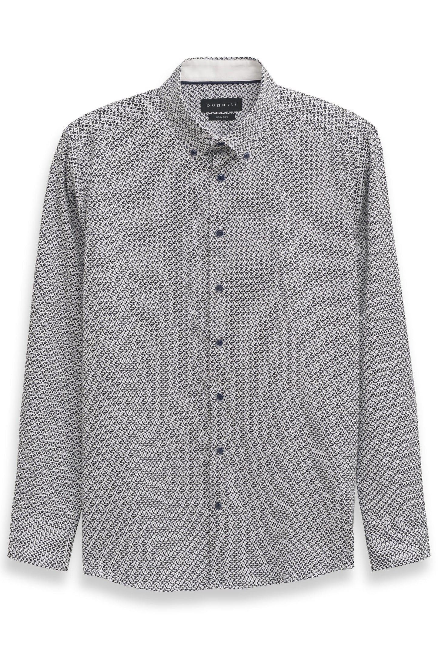 Bugatti Long Sleeve Casual Print Shirt