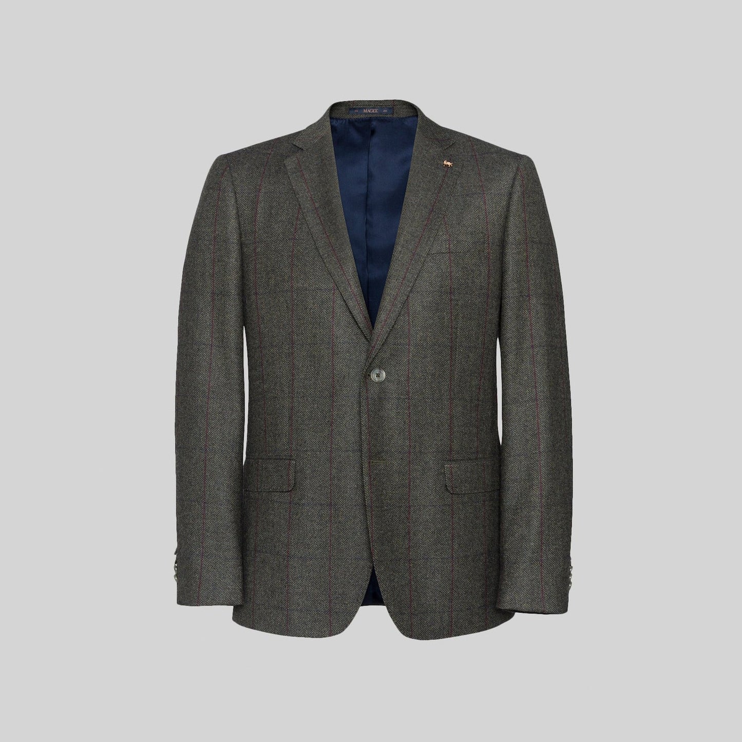 Magee Clady Olive Check Sports Jacket