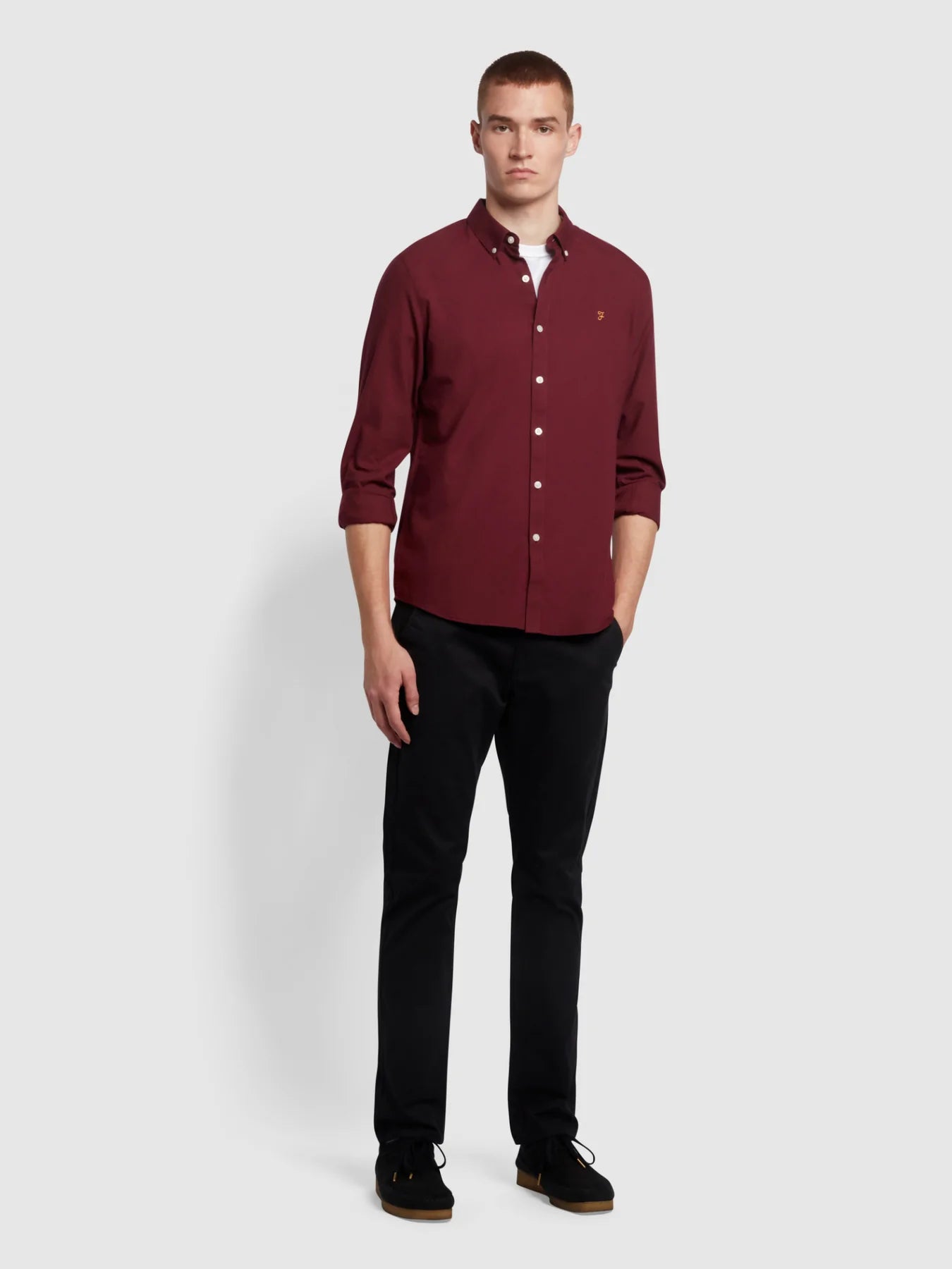 Farah Brewer Long Sleeve BD Shirt