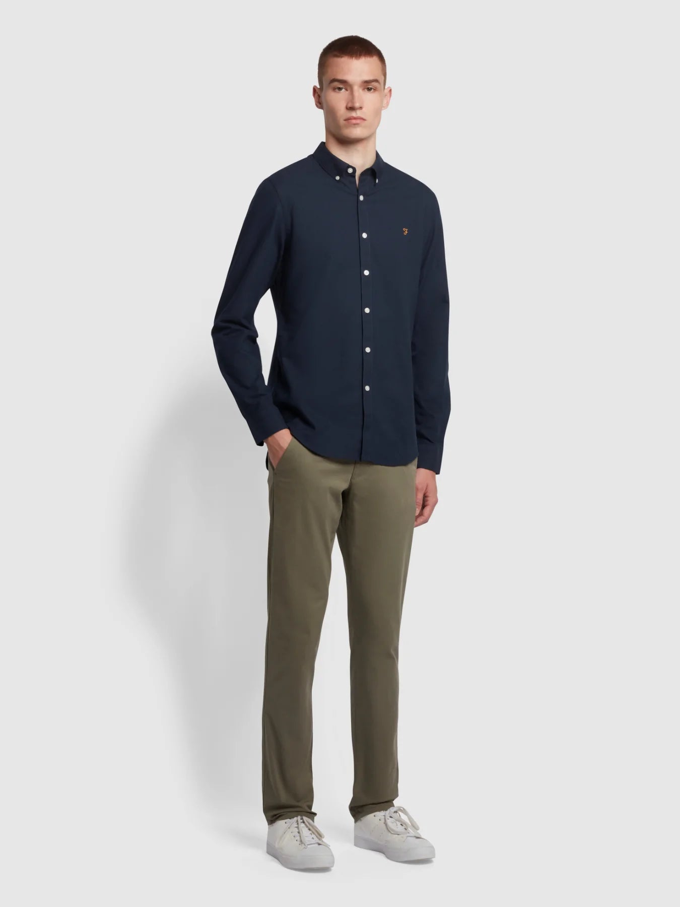 Farah Brewer Long Sleeve BD Shirt
