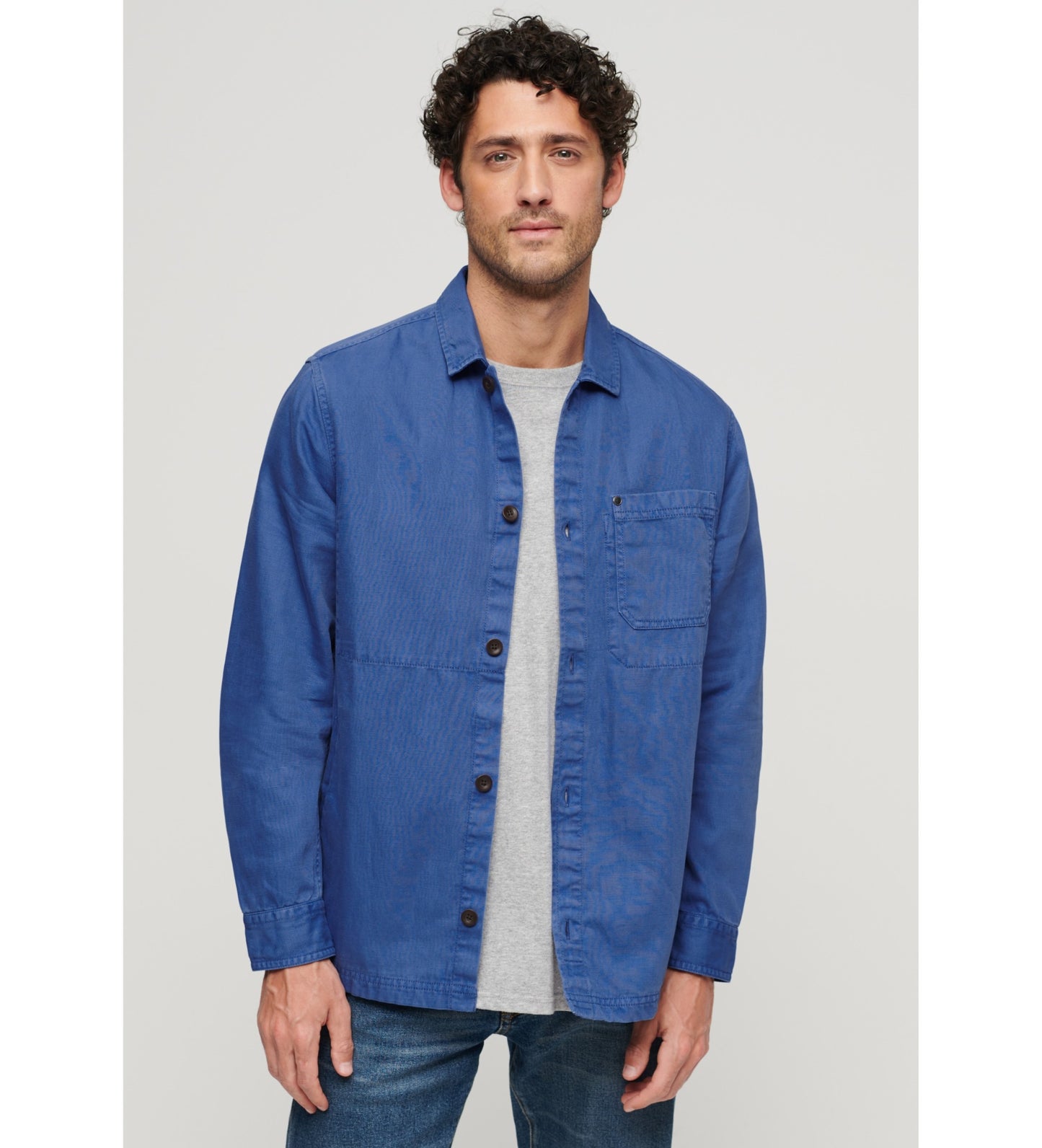 Superdry The Merchant Store - Linen Blend Overshirt