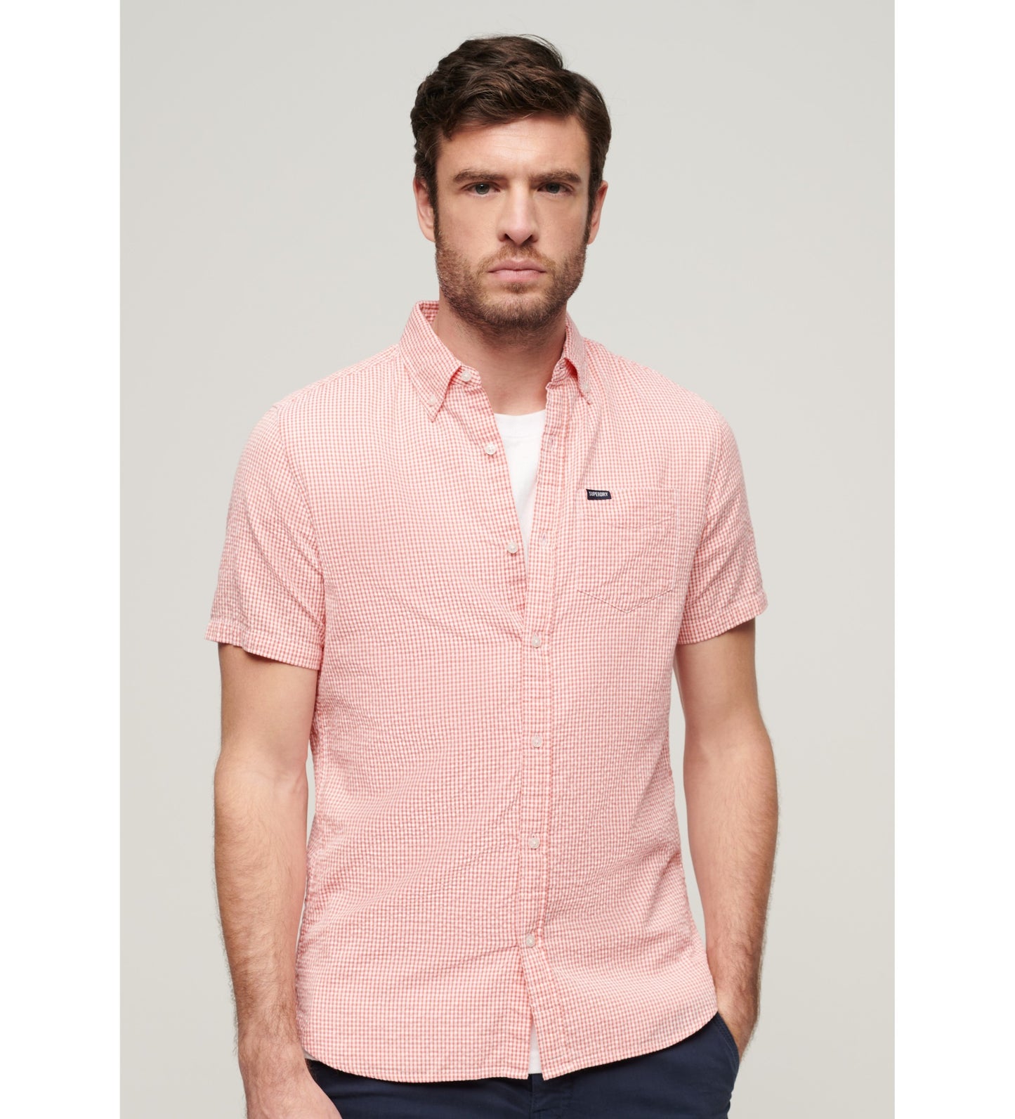 Superdry Seersucker Short Sleeve Shirt