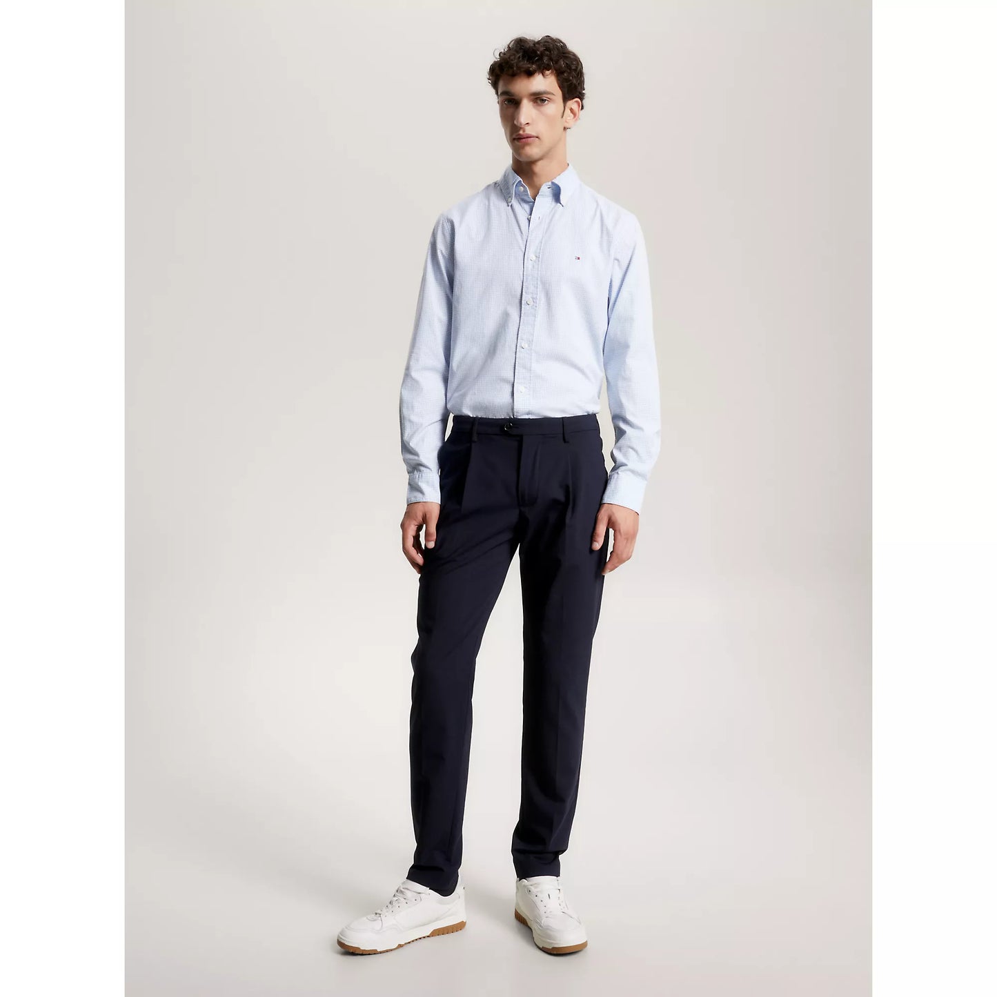 Tommy Hilfiger Natural Soft Flex Gingham Shirt