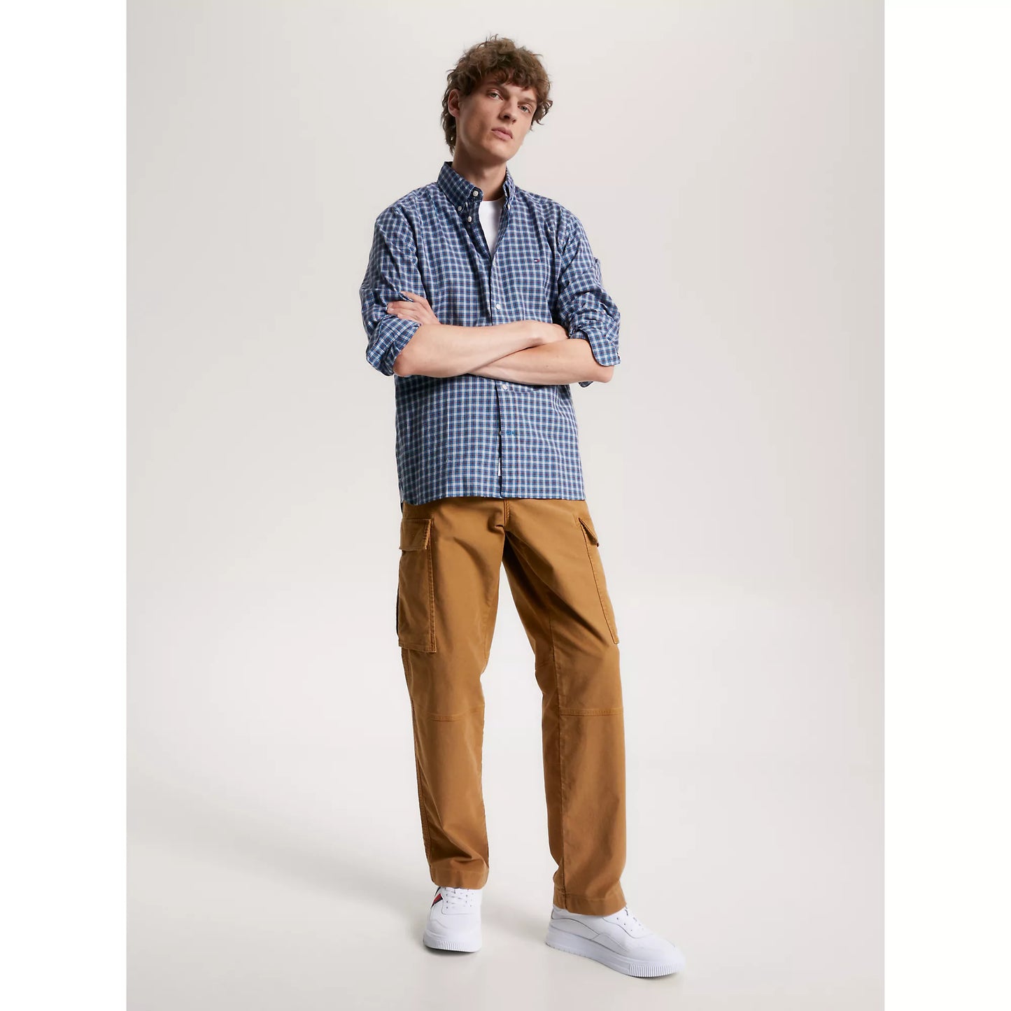 Tommy Hilfiger Natural Soft Flex Tartan Shirt