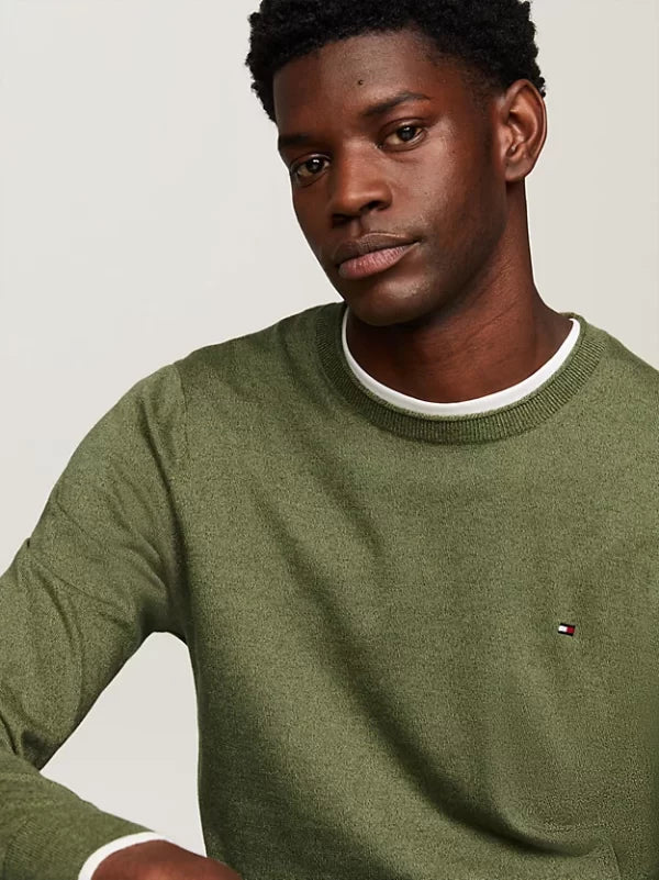 Tommy Hilfiger Mouline Organic Cotton Crewneck