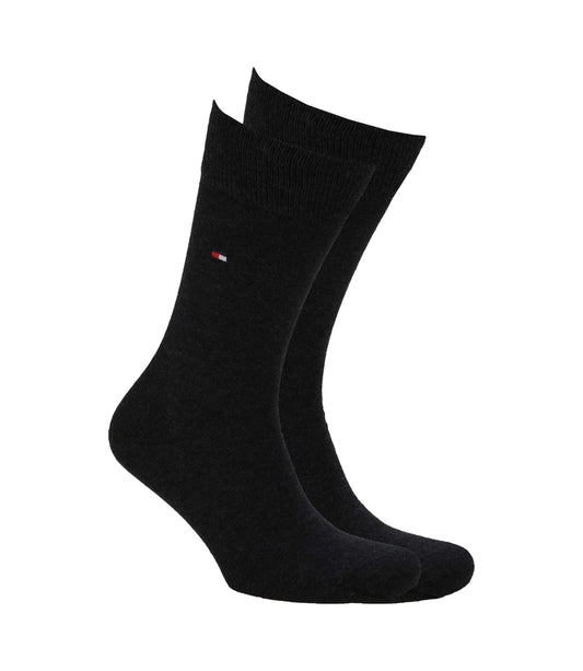 Tommy Hilfiger 2 Pack Flag Embroidery Socks (Size 9 - 12)
