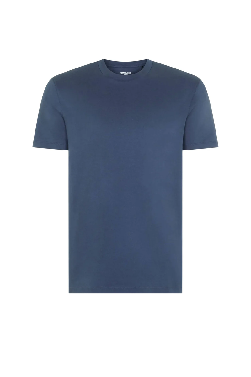 Remus Uomo Relaxed Fit Cotton T-Shirt – Navy