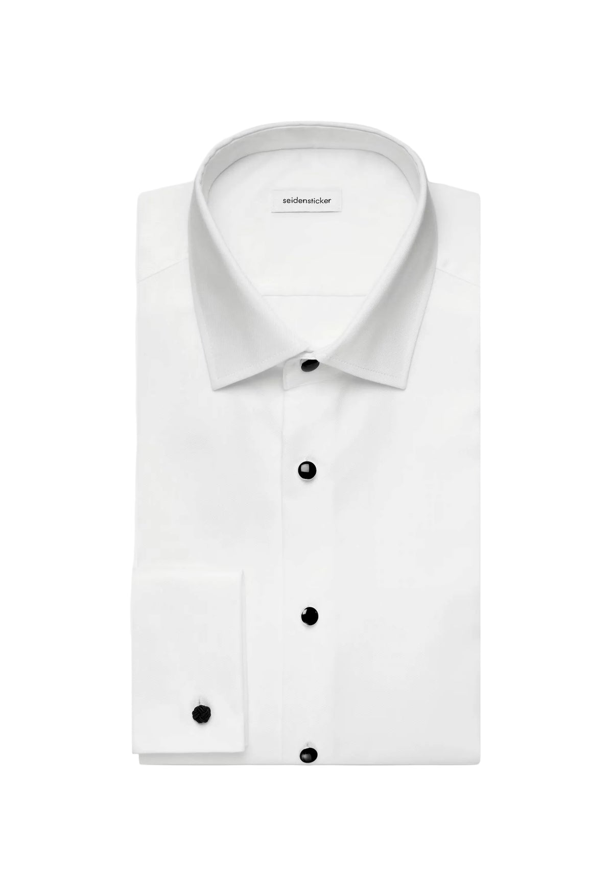 Seidensticker Slim Tuxedo Shirt Uni - White
