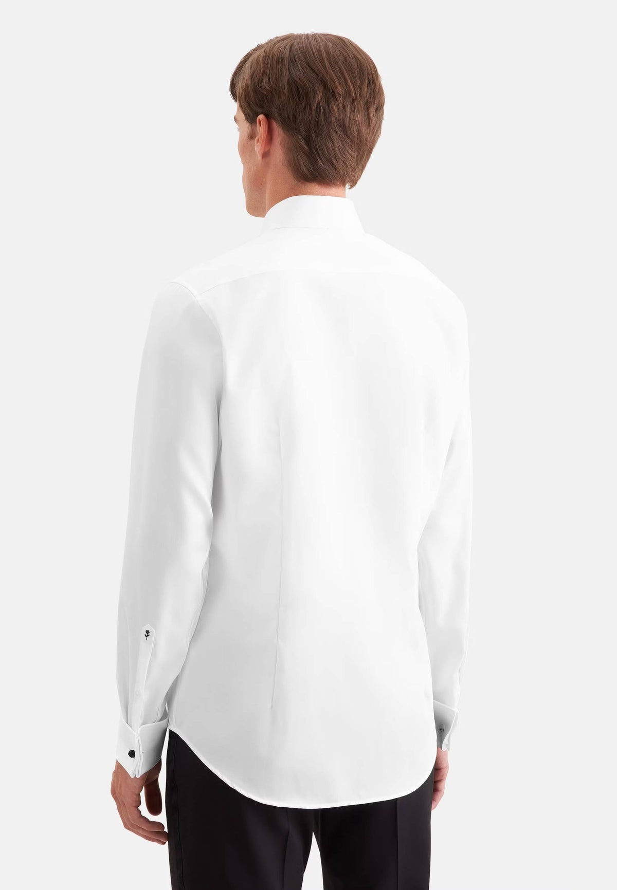 Seidensticker Slim Tuxedo Shirt Uni - White