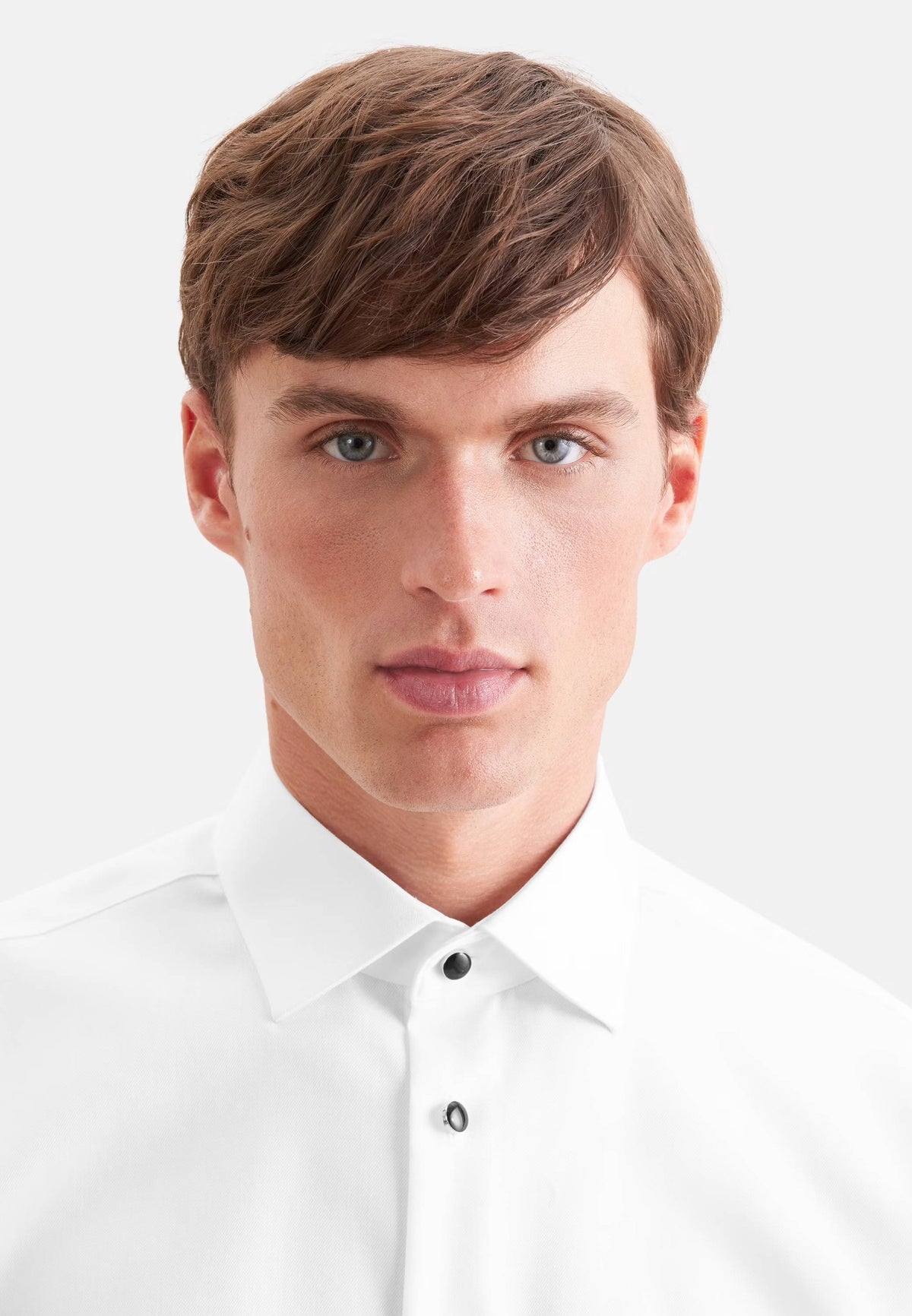 Seidensticker Slim Tuxedo Shirt Uni - White
