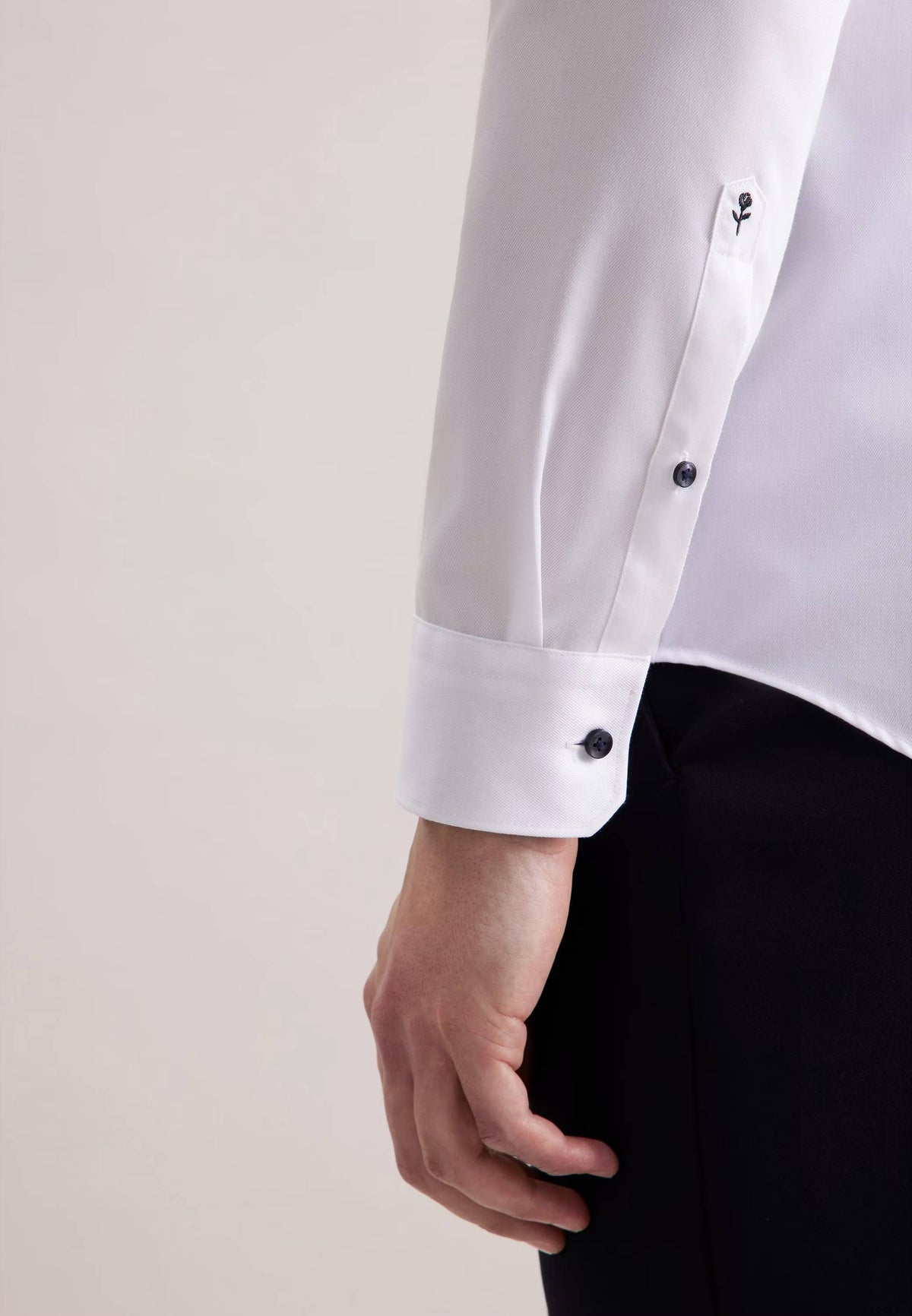 Seidensticker Slim Business Shirt Uni - White