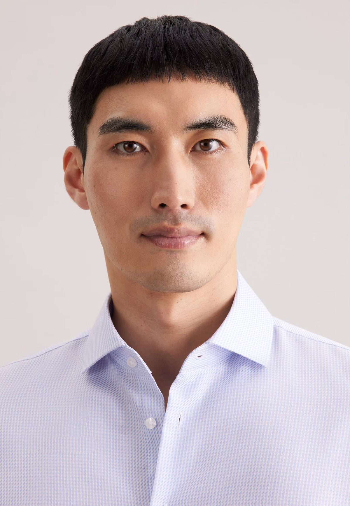 Seidensticker Slim Business Shirt Structure - Rosa