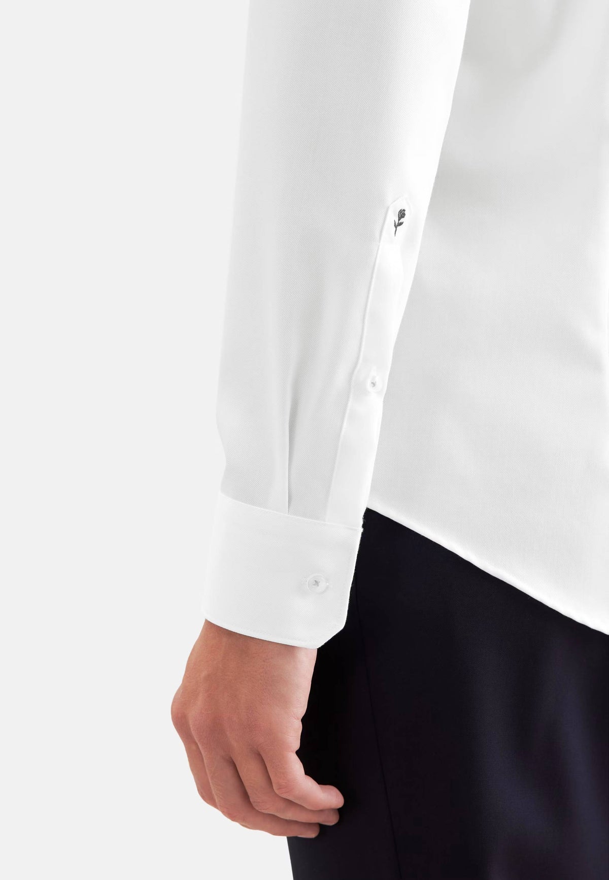 Seidensticker Slim Business Shirt Uni - White