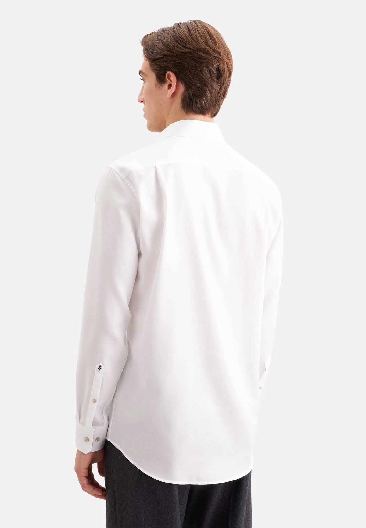 Seidensticker Regular Business Shirt Structure - White
