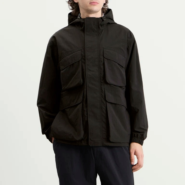 Snow Peak Nylon Double Rip Jacket – Black