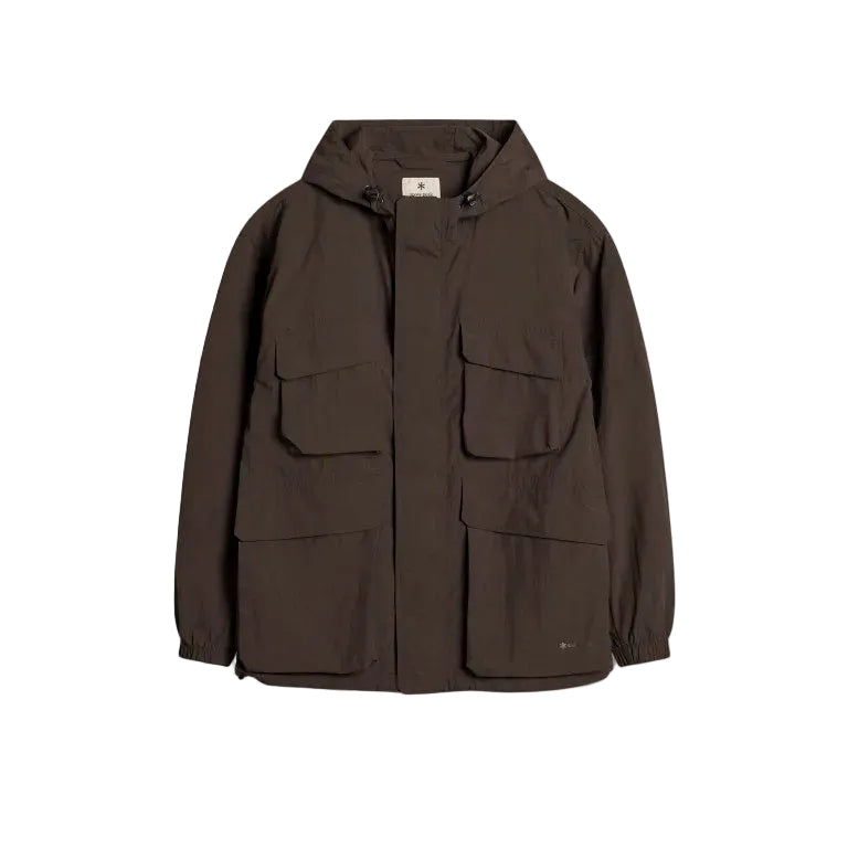 Snow Peak Nylon Double Rip Jacket – Dark Brown