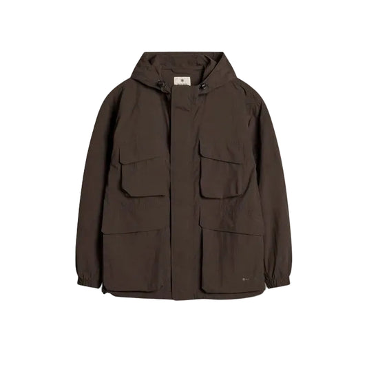 Snow Peak Nylon Double Rip Jacket – Dark Brown