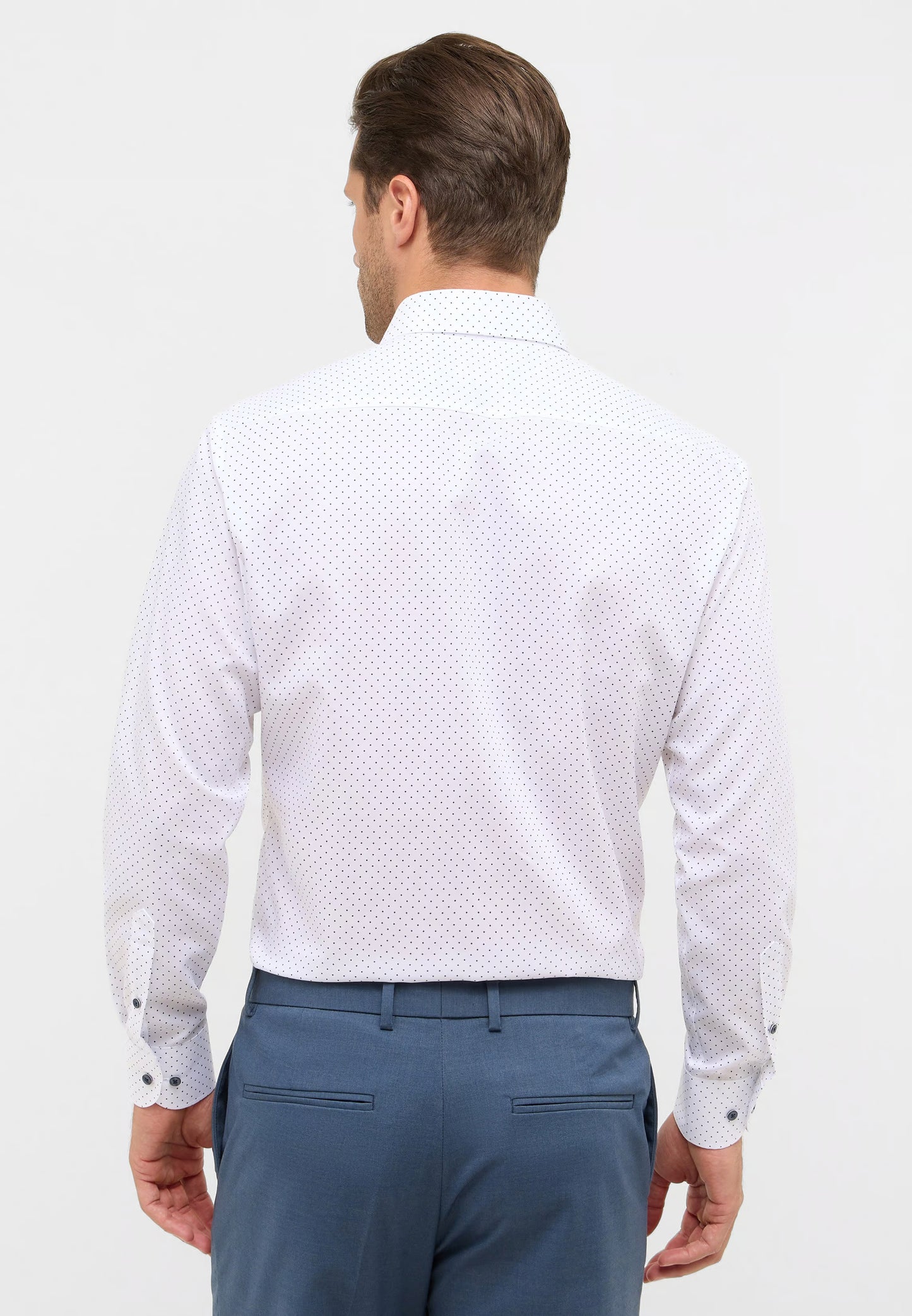 MODERN FIT Shirt in white printed