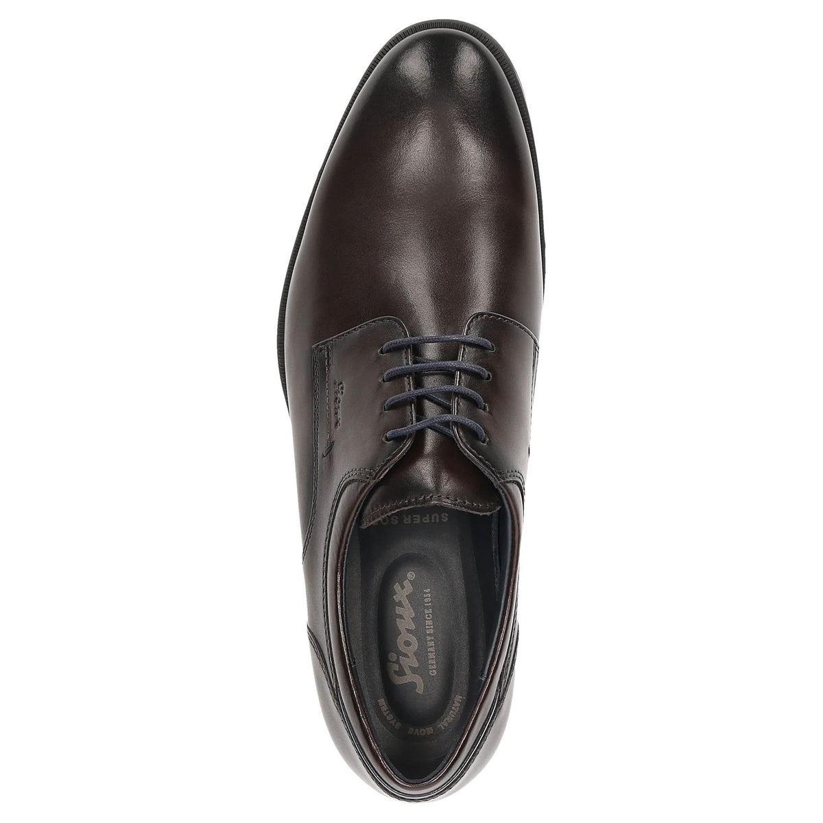 Sioux Foriolo Leather Shoe - Dark Brown