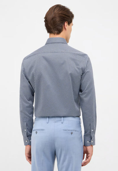 MODERN FIT Shirt in navy printed