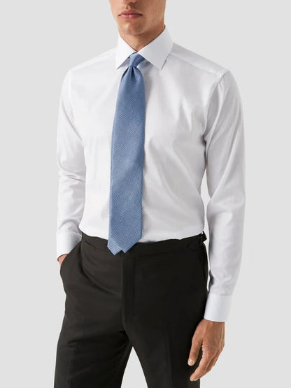 Light Blue Details Signature Twill Shirt