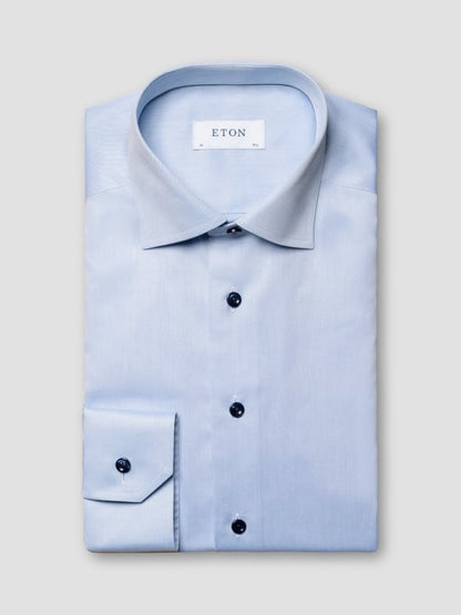 Navy Details Signature Twill Shirt