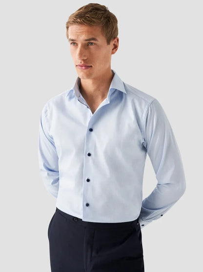 Navy Details Signature Twill Shirt