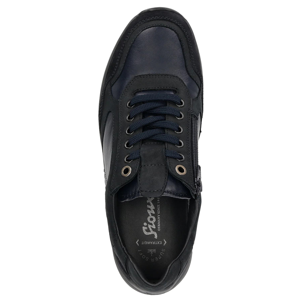 Sioux Turibio Leather Sneaker - Dark Blue