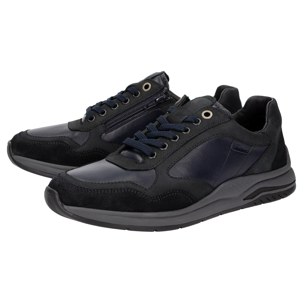 Sioux Turibio Leather Sneaker - Dark Blue