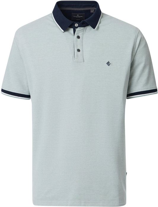 Casa Moda Polo Shirt Piqué Contrast Green
