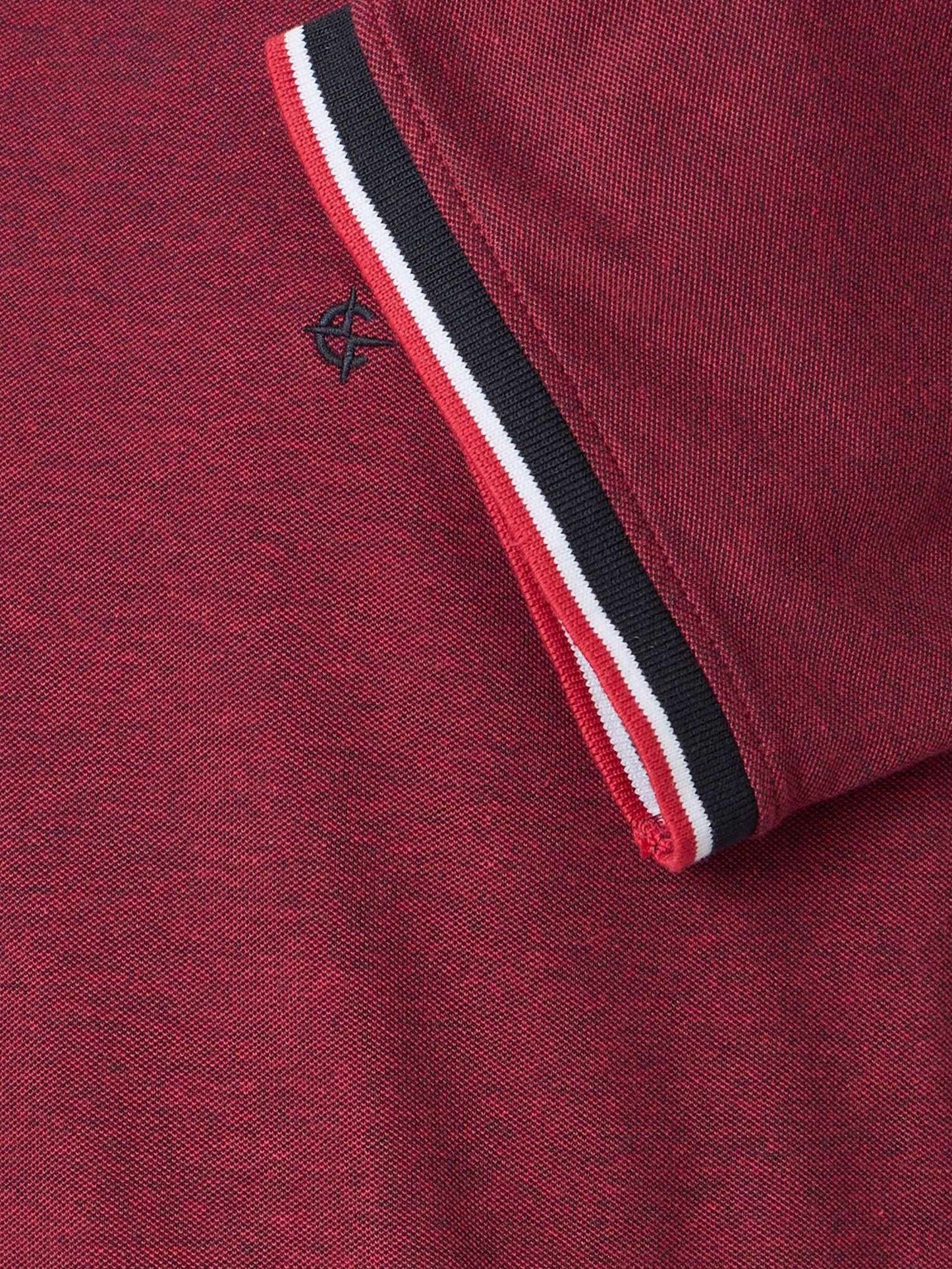 Casa Moda Polo Shirt Piqué Contrast Red