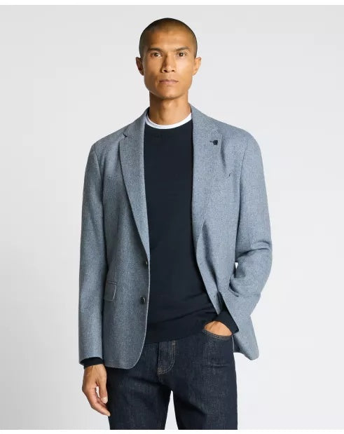 Slim Fit Wool-Blend Alto Jacke