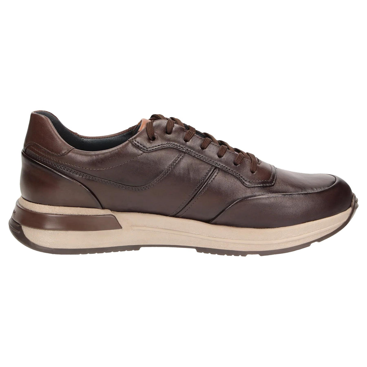 Sioux Rojaro Leather Sneaker - Dark Brown