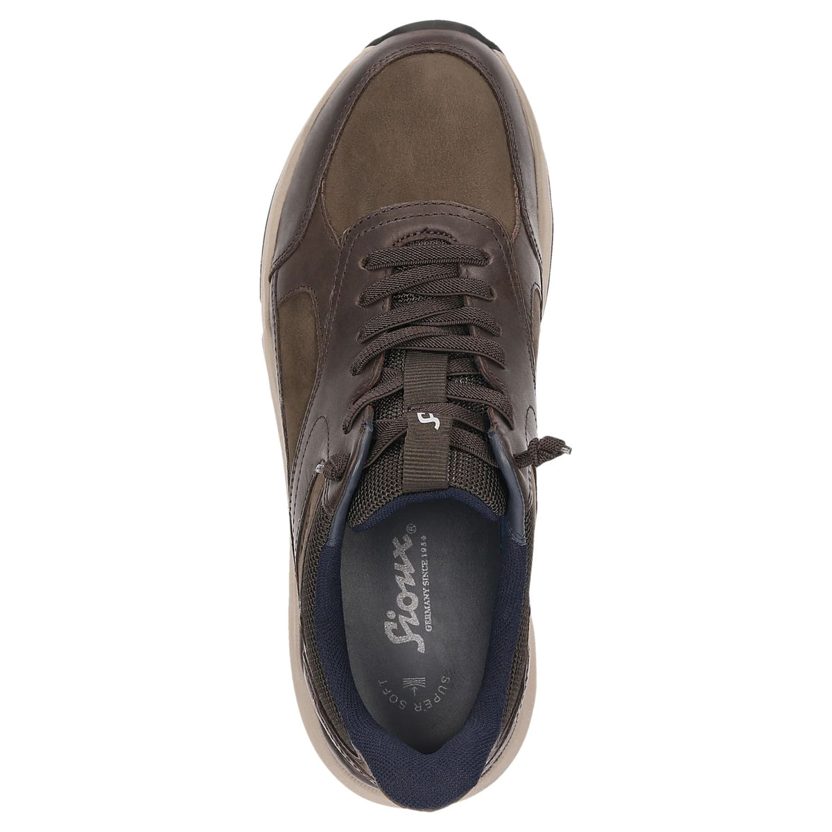 Sioux Rogerlino Leather Sneaker - Dark Brown