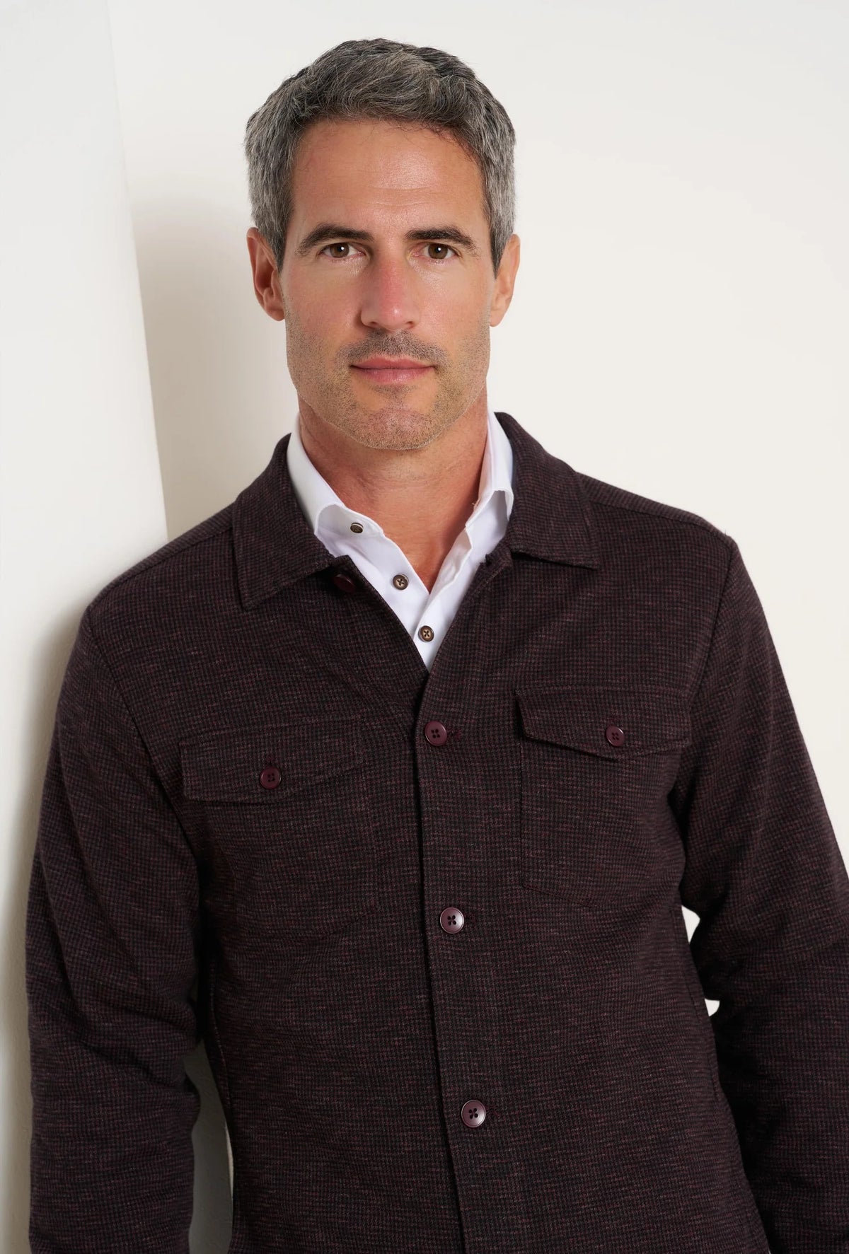 R2 Amsterdam Overshirt – Bordeaux