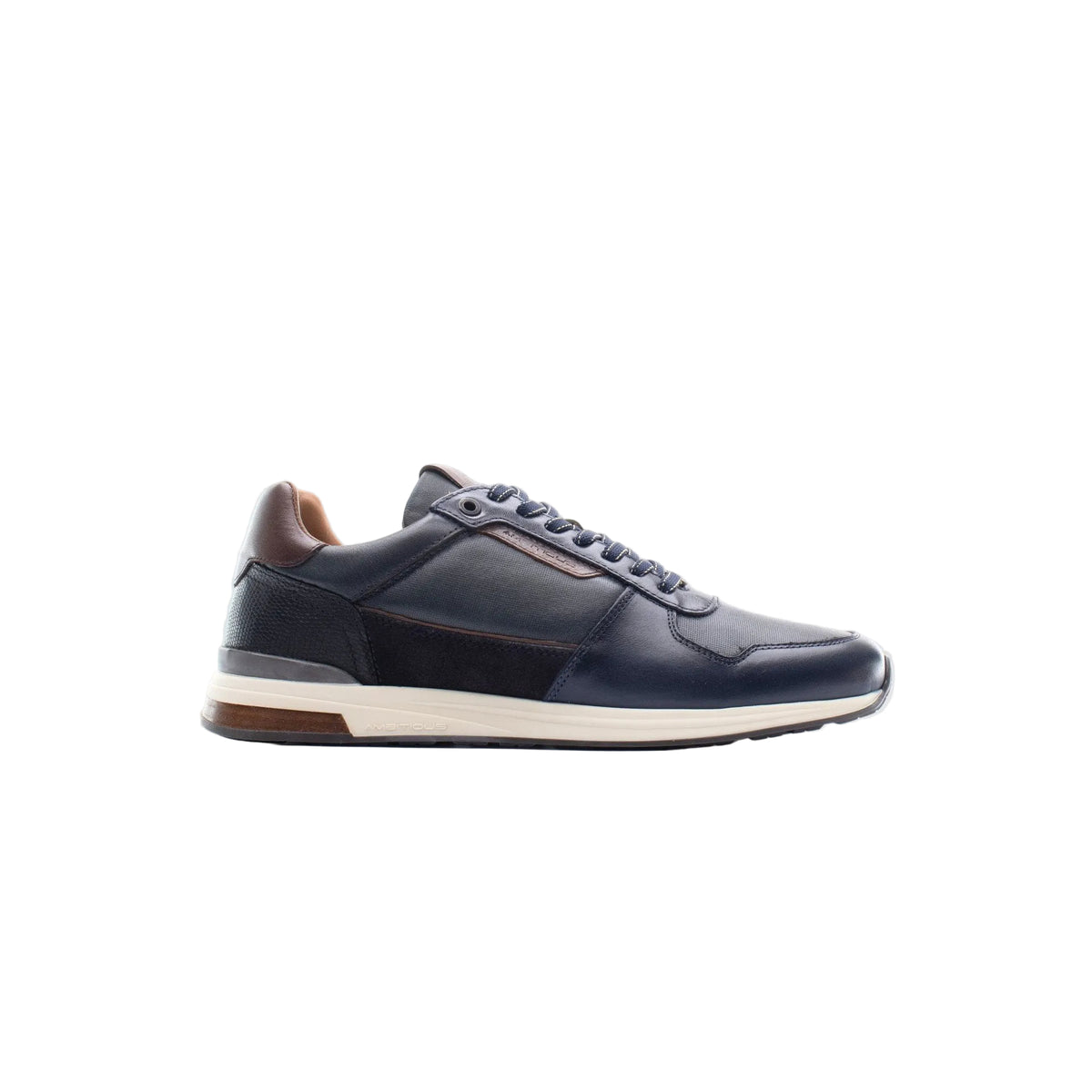 Ambitious Slow Classic Leather Sneakers - Navy