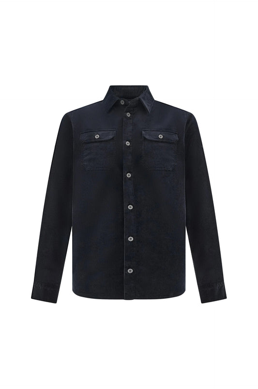Paul & Shark Corduroy Overshirt - Navy